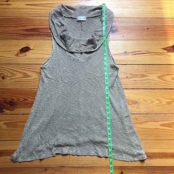 Altar’d State Beige Cowl Neck Sleeveless Top, XL - Picture 6 of 11